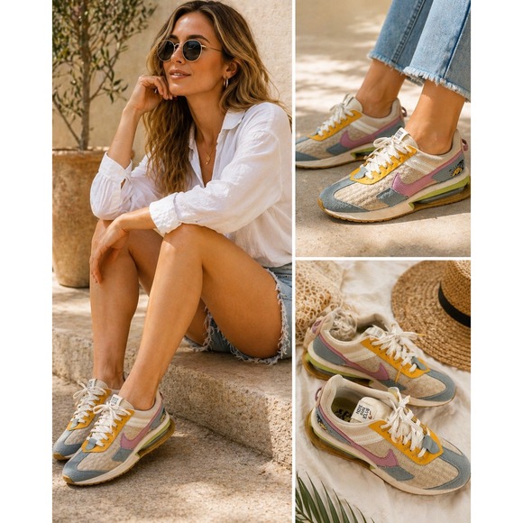Nike Shoes - Nike Sun Club Waffle One Coconut Milk Pastel Beachy Coastal Sneaker SZ 8.5
